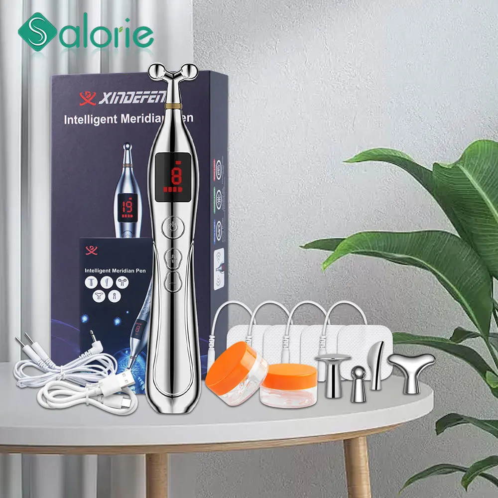 

Electronic Massage Pen Rechargeable Acupuncture Pen Meridian Energy Body Massager Muscle Stimulator Physiotherapy Dropshipping