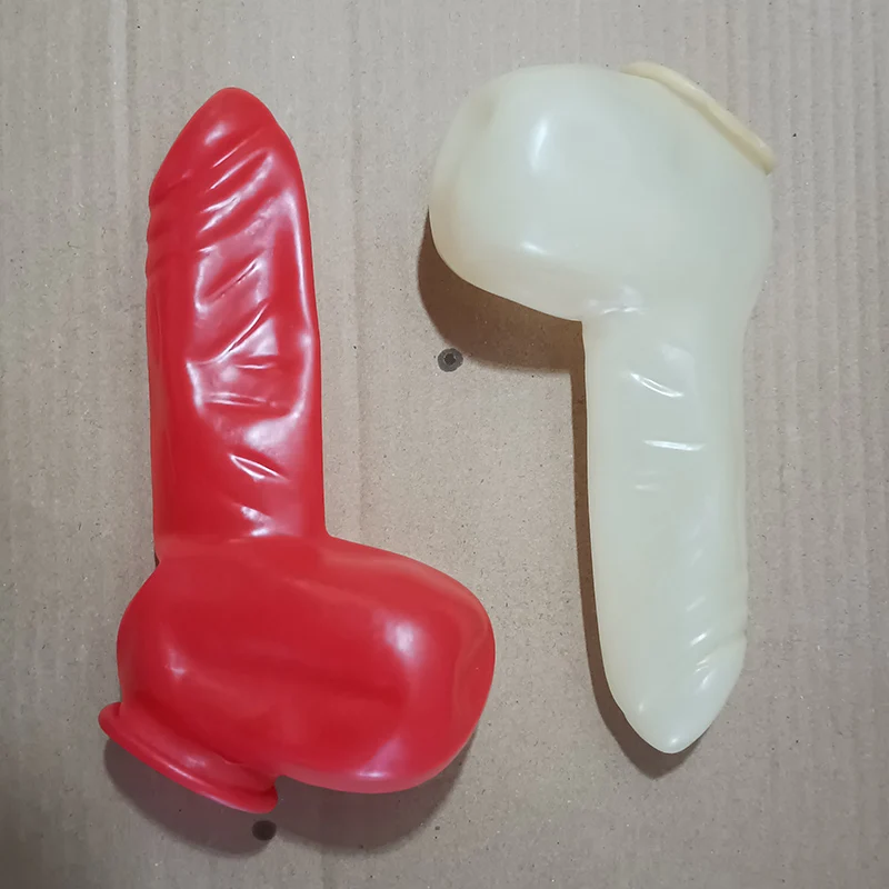 Latex Sheath sexy Underpants Style A+ Big ball penis Sleeve Exotic Kits thin flexible larger egg version