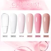 MEET ACROSS 2Pcs/Set 7ml Quick Extension Gel Nail Polish Clear White Nude Semi Permanent Finger Extension Nail Art Varinish 6