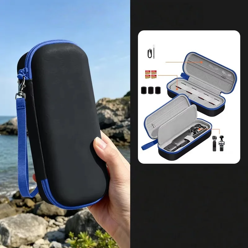 Étui de transport pour DJI Pocket 4 – Sac antichoc et pochette de rangement