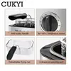 Household/Commercial Electric Frying Machine 1.5L Multifunctional Smokeless Deep fryers French Fries Maker Constant temperature 4