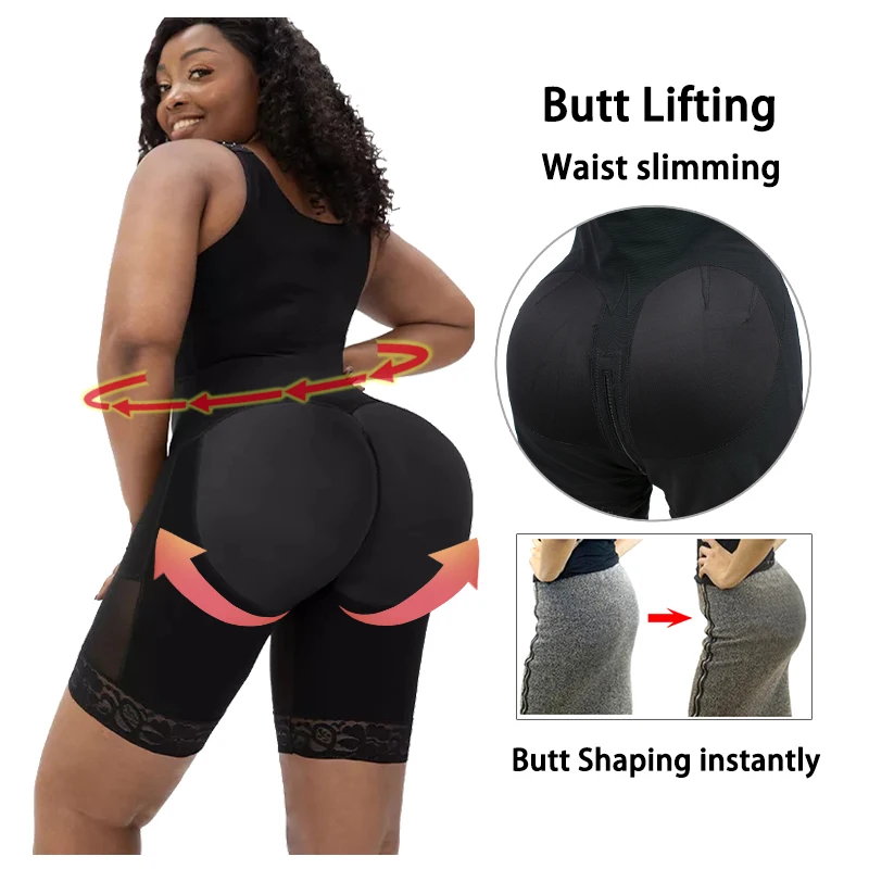 Women Body Shaper Full Body Shapewear Compression Girdle Fajas Colombian Corrective Underwear Tummy Control Shaper Butt Lift Slim Corset Bodysuits