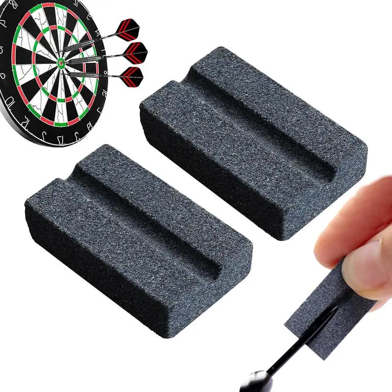 Dart Grinding Stone V-Shape Darts Sharpener Whetstone Tip Point Dart Sharpening Stone Dart Sharpener Tools For Easy Polishing
