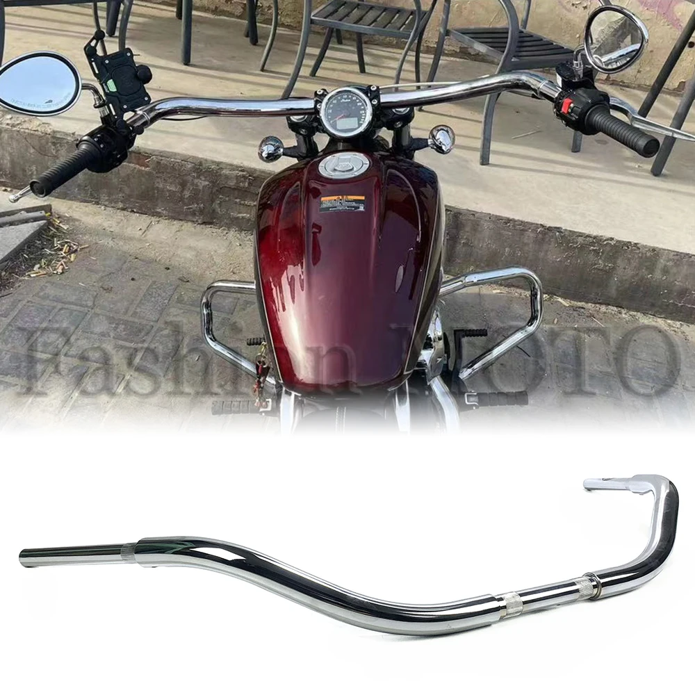Motorcycle 11/4 inch Beach handlebar for Indian Scouts Hussar Bobber