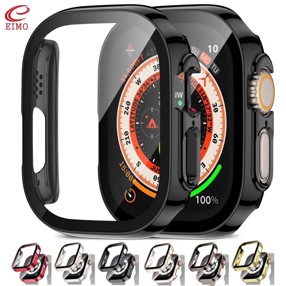Cover Per Pc Per Apple Watch Custodia Protettiva Per Schermo Ultra 49Mm Cover Dritta Iwatch Series 8 7 41Mm 45Mm Se 6 5 4 44Mm 40Mm