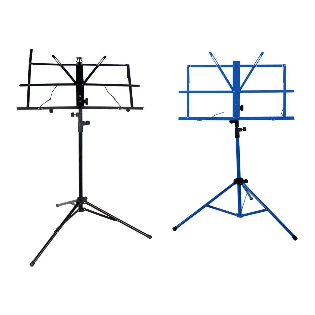 

Heavy Duty Music Stand Sheet Tripod Base with Clip Holder & Carrying Bag