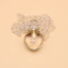 Clear Quartz Perfume Bottle Natural Stone Heart Shape Pendant Necklace Essential Oil Bottle Charming Women Girl Daily Gifts 5