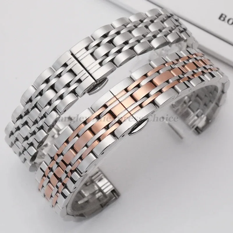 Stainless Steel Adjustable Watch Strap - Premium Universal Replacement Wristband
