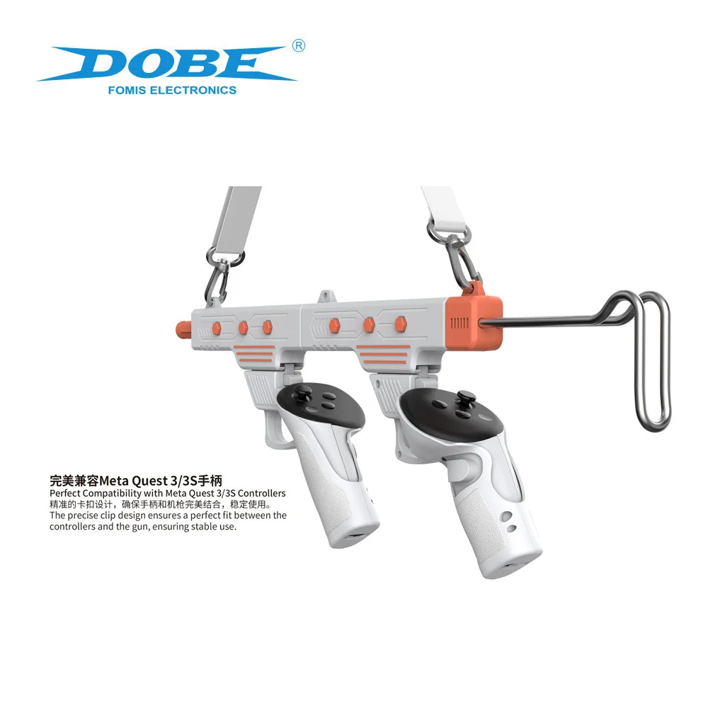 TY-5802 For Meta Quest 3S VR controller stock for Meta Quest 3 shooting game machine Rifle GunStock Magnet Mount Reload