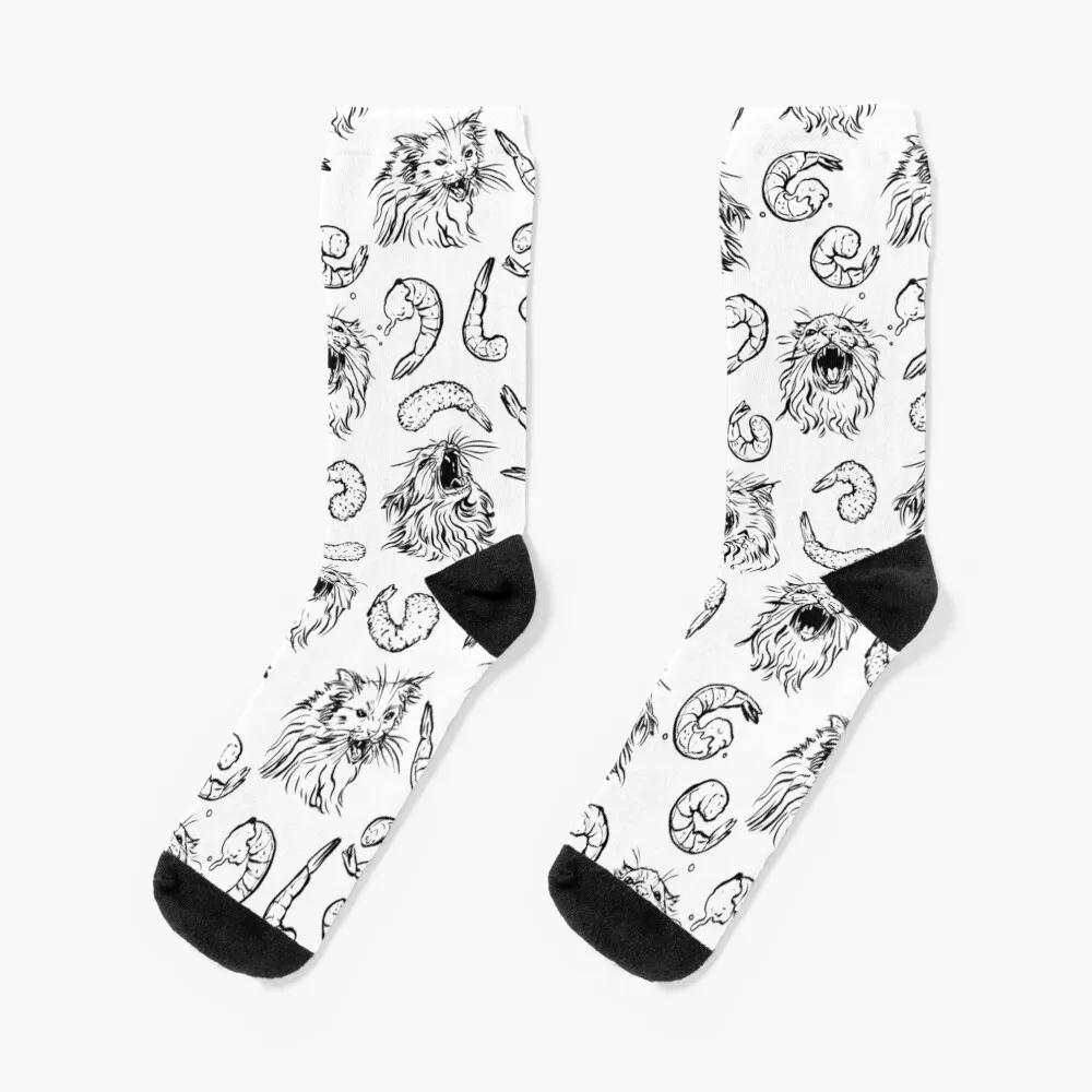 

Shrimpy Dreamz, Thurston the Cat Pattern Socks cycling Christmas christmas gift Socks Women's Men's