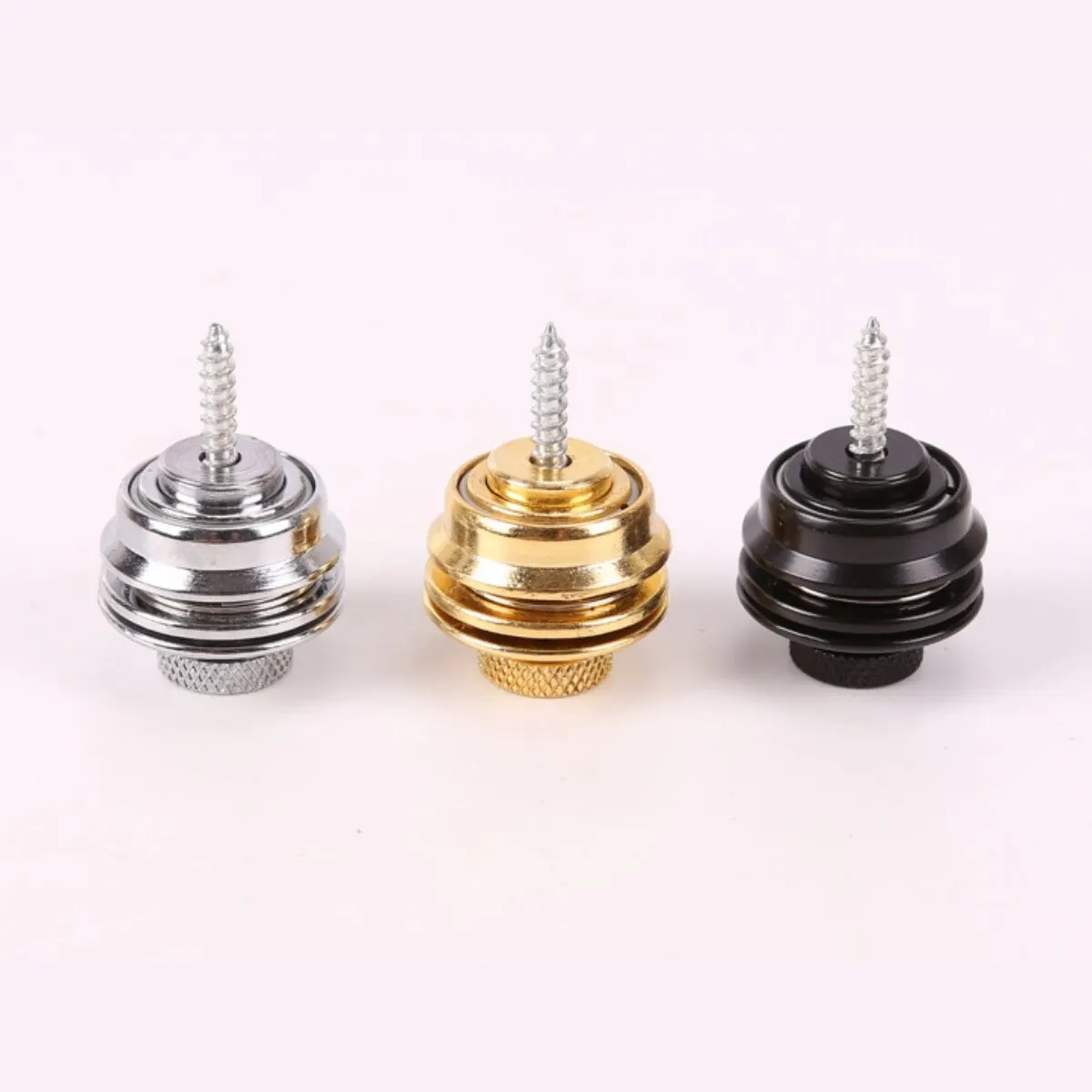 Description Picture 5 of item1 Pcs Guitar Strap Lock Heavy Duty Metal Button Security Straplock for Electric Acoustic Guitar Bass Ukulele