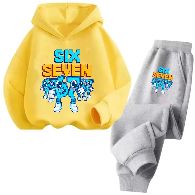 أطقم هوديز للأطفال بطباعة ست سيف سيفت، بتصميم إيطالي مستوحى من Brainrot، بدلة رياضية للأطفال 67، سترة كورية للبنات والأولاد