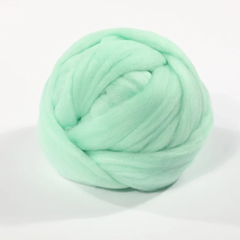 1000g DIY Coarse Wool Hand Knitting Blanket Arm Knitting Blanket Imitation Wool Super Coarse Line Merino Coarse