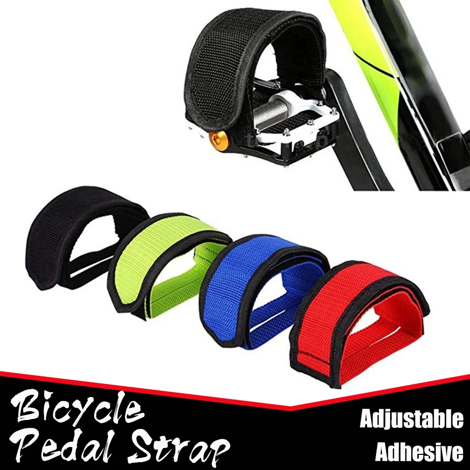 1pcs Bicycle Pedal Straps Toe Clip Strap Belt Adhesivel Bike Pedal Tape Fixed Gear Cycling Fixie