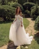 SoDigne A-line Appliques Wedding Dresses Sweetheart Princess Tulle Bridal Dress Long Wedding Gown Robe De Mairee ﻿Customized 2