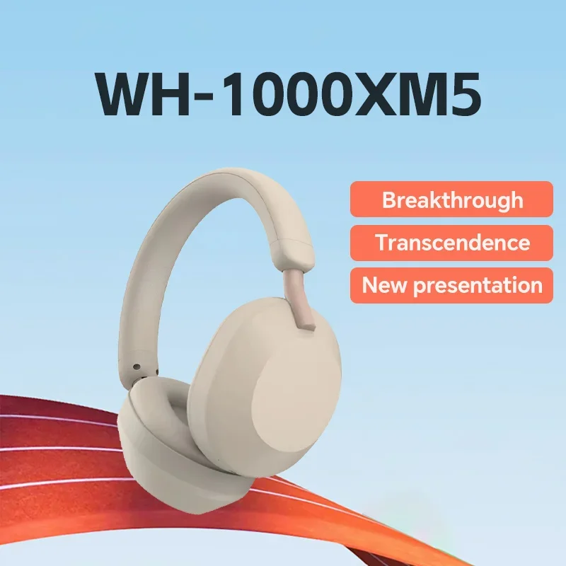 

Eadphones Bluetooth Noise Reduction WH-1000XM5 Headworn Wireless Earphones Dual Bass with Mic