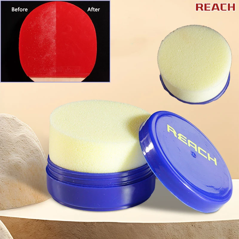 Reach Table Tennis Cleaning Brush Rubber Sponge Easy To Use Ping Pong Racket Rubber Cleaner Tennis Racket Care Cleaning Sponge