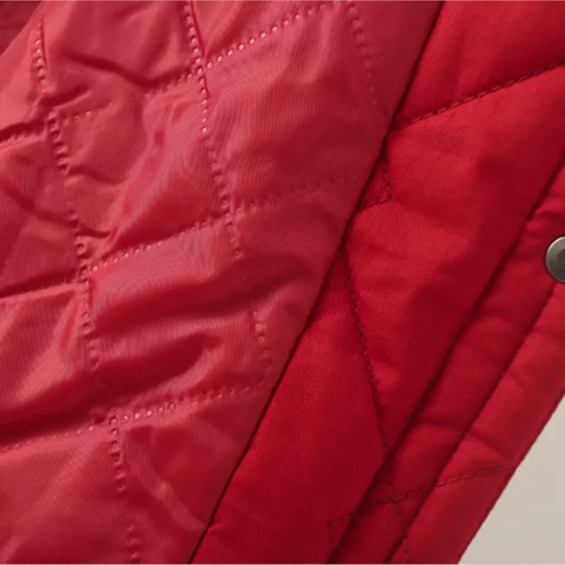 Plus Size Women Parka Autumn/Winter New Fashion Loose Hooded Thick Cotton-Padded Casual Coat 8937