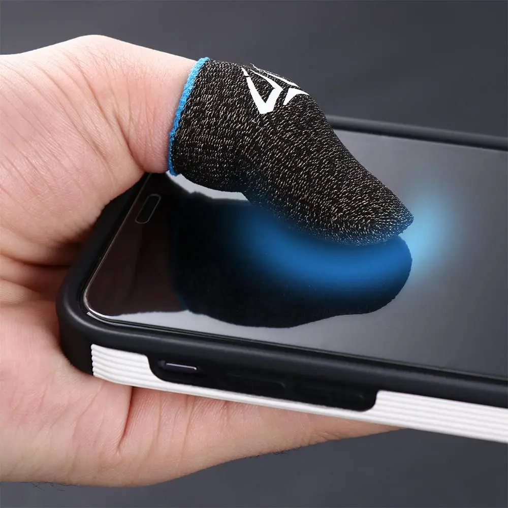 Gaming Fingertip Gloves - Sweatproof Luminous Touch Screen Sleeves