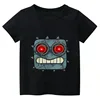 Cute Funny Boys T-Shirts Gift Game Shop Red Ball Cartoon Print kids Tshirts Fashion Casual Baby T shirt Short Sleeve tops tees 1