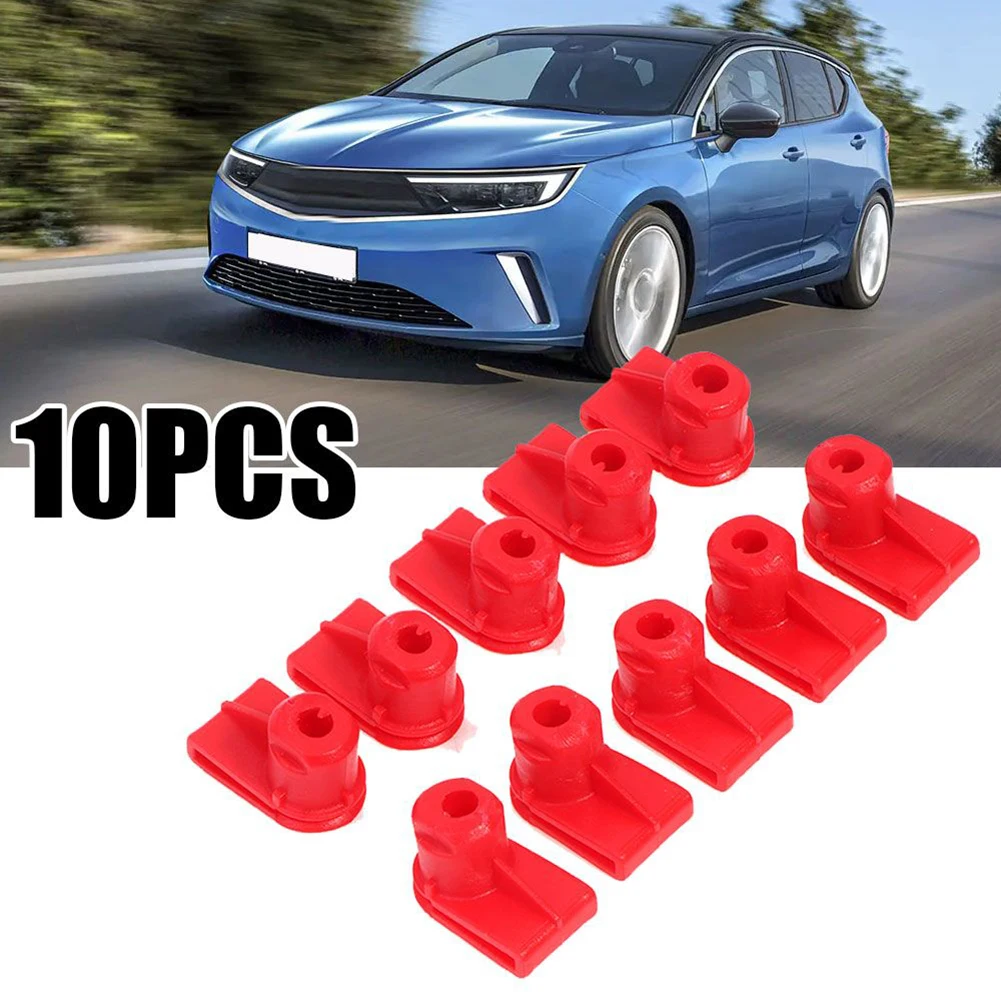 

10pcs Car Bumper Clips Wing Mounting Grommet Nuts Screws 1404969 24449408 Fastener For Vauxhall For Opel Accessories