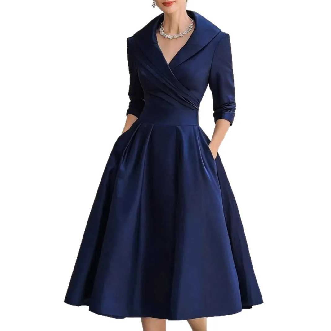 Women Mid Length Cocktail Party Dress