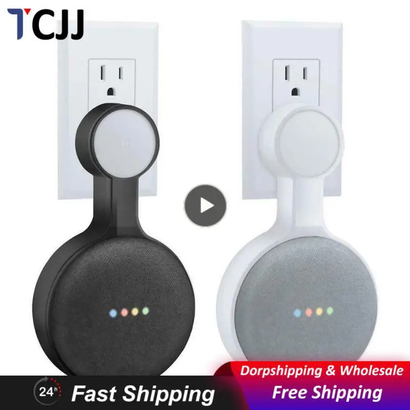 1 ~ 10 Pezzi Nuovo Supporto Per Montaggio A Parete Per Presa Per Google Home Mini Voice Assistant Us Plug Home Kitchen Supporto Per Altoparlante Da Ba