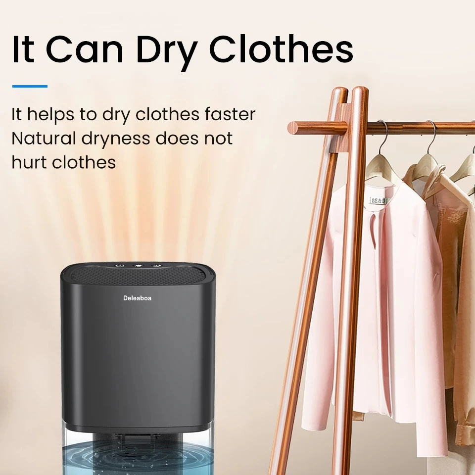 Xiaomi Portable Dehumidifer 1000ml Water Tank Dehumidifier For Home  Bathroom Basement Deshumidificador Portable Dehumidife