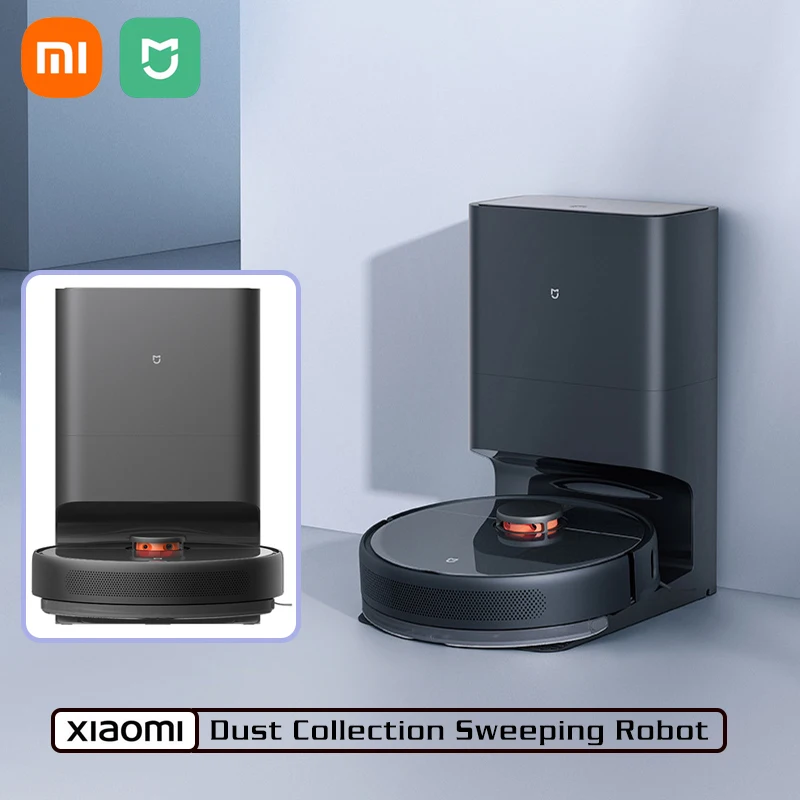 XIAOMI-MIJIA-Robot-Vacuum-Mop-Dirt-Disposal-For-Home-Cleaner-Sweeping ...