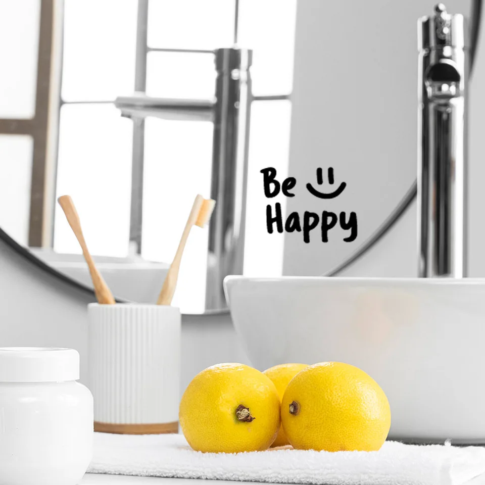 Inspirerende Spiegel Stickers 'Je Bent Mooi' - Positieve Badkamer Gezegden, Motiverende Citaten, Schil en Stok Woorden Decor - Geschenken voor Thuis, Kantoor 24,9 x 5,6 cm