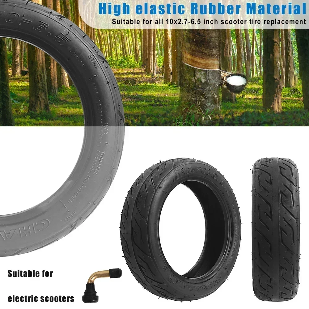 Description Picture 6 of item10x2.70-6.5 Tubeless Tire Vacuum Thickening Wear Resistance 10 Inch Tyre for Electric Scooter Balance Car Tires Replacement