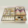 4Pcs Foldable Storage Basket - Underwear And Panty Organizer - Fabric Organizer - Underwear And Socks Closet Organizer Set 1