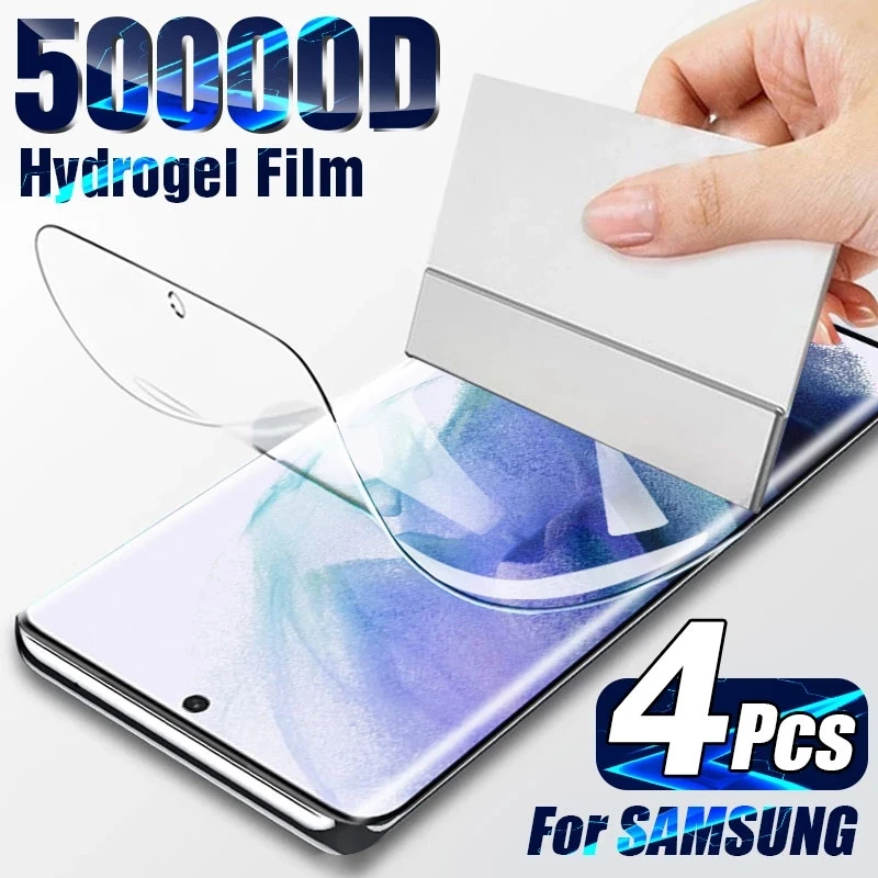 4pcs Hydrogel Film Screen Protector For Samsung Galaxy S21 S22 S20