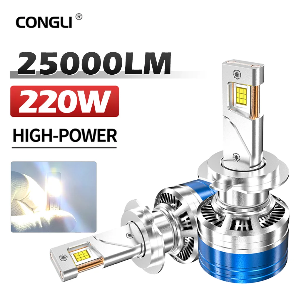 

Car LED H1 H3 H4 H7 H11 25000LM 220W 24V 6000K bright white super bright HB3 9005 HB4 9006 HIR2 9012 Car headlight LED lights