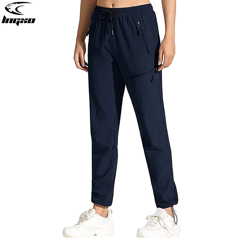 Men's Women's Cargo Hiking Pants Elastic Waist Quick Dry Lightweight Outdoor Camping Climbing Water Resistant Pants Unisex, hiking pants