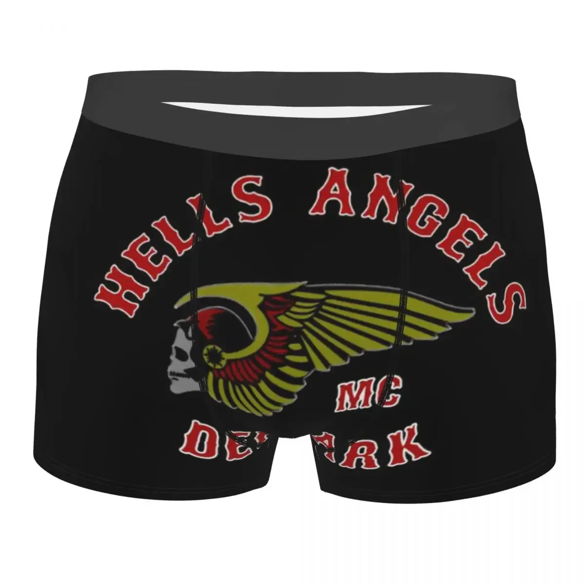 Motorcycle Underpants Hells Angels Custom Logo Men's Boxer Cool Underwear