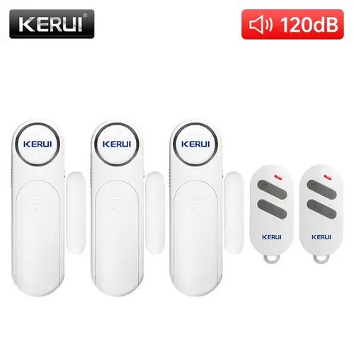 KERUI D121 120dB Wireless Door/Windows Sensor Alarm 300ft Anti-Theft Smart Remote Control For Kids Cabinet Safety Home Security - Image 12