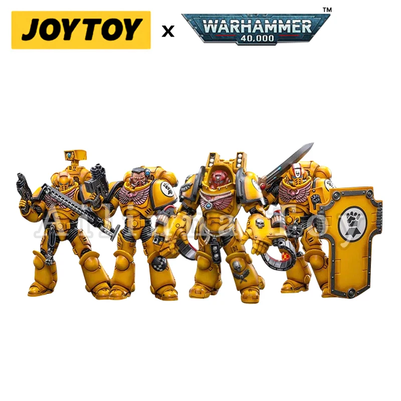 JOYTOY 40K Action Figure 1/18 - Capitano In Gravis Armour, Set Modello 4 Pollici Per Collezionisti - 6