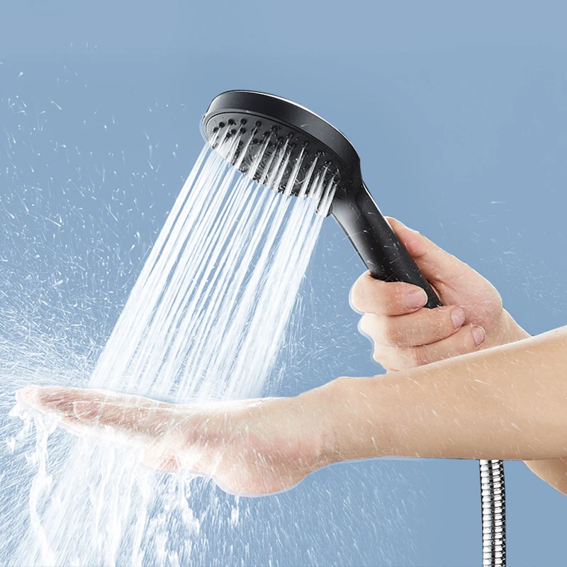 

Zhang Ji 7 Adjustable Modes High Pressure Water Saving Rainfall Shower Head Abs Round Handheld Showerhead Bathroom Accessories