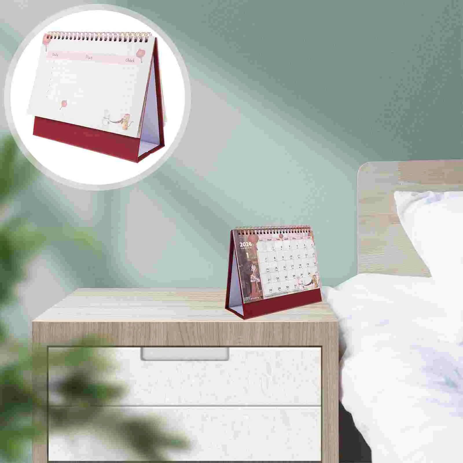 

Folding Calendar Desk Decor Desktop Calendar Decorative Calendar Calendar Daily Schedule For Home Office School
