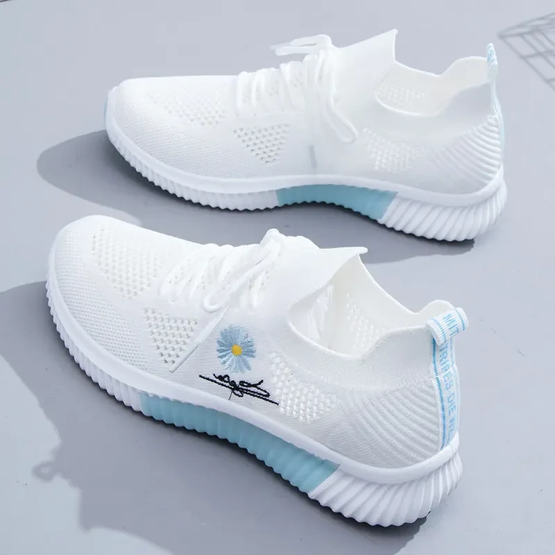 Women shoes Casual Flats Women Breathable Mesh Soft Sole Comfortable Breathable Mesh Shoes