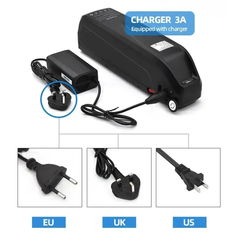 

Aleaivy 48V 20Ah Hailong Downtube Mounted Lithium Ebike Battery 18650 Lithium Battery Pack 750W 1000W Electric e-Bike Battery