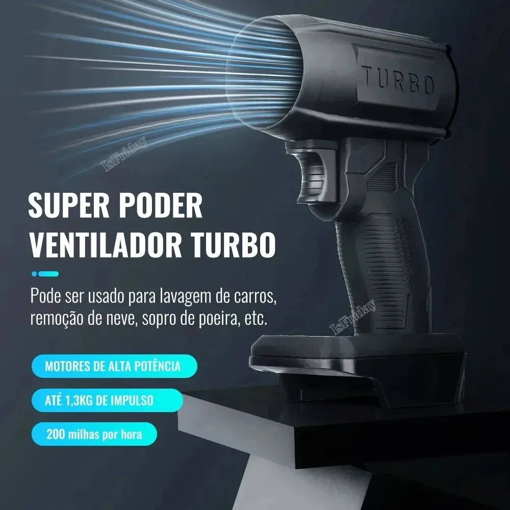 Lavadora de carros rotativa, turbina multifuncional, soprador de neve e secador de ar, 130000, 32000 rotações por minuto, 2024.