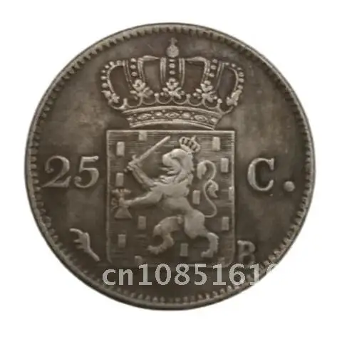 

Commemorative Coins Collection Netherlands 1829 25 C Souvenir Home Decoration Crafts Gift Desktop Ornaments