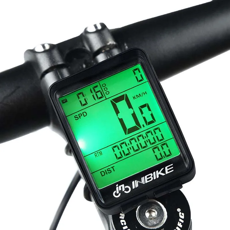 

INBIKE Bicycle Computer GPS Wireless Odometer Bike Waterproof Cyclocomputer Speedometer Cycling Cadence Heart Rate Sensor