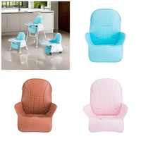 J15U Baby Highchair Cushion Pad PU Leather Infant Mat for Feeding Chair