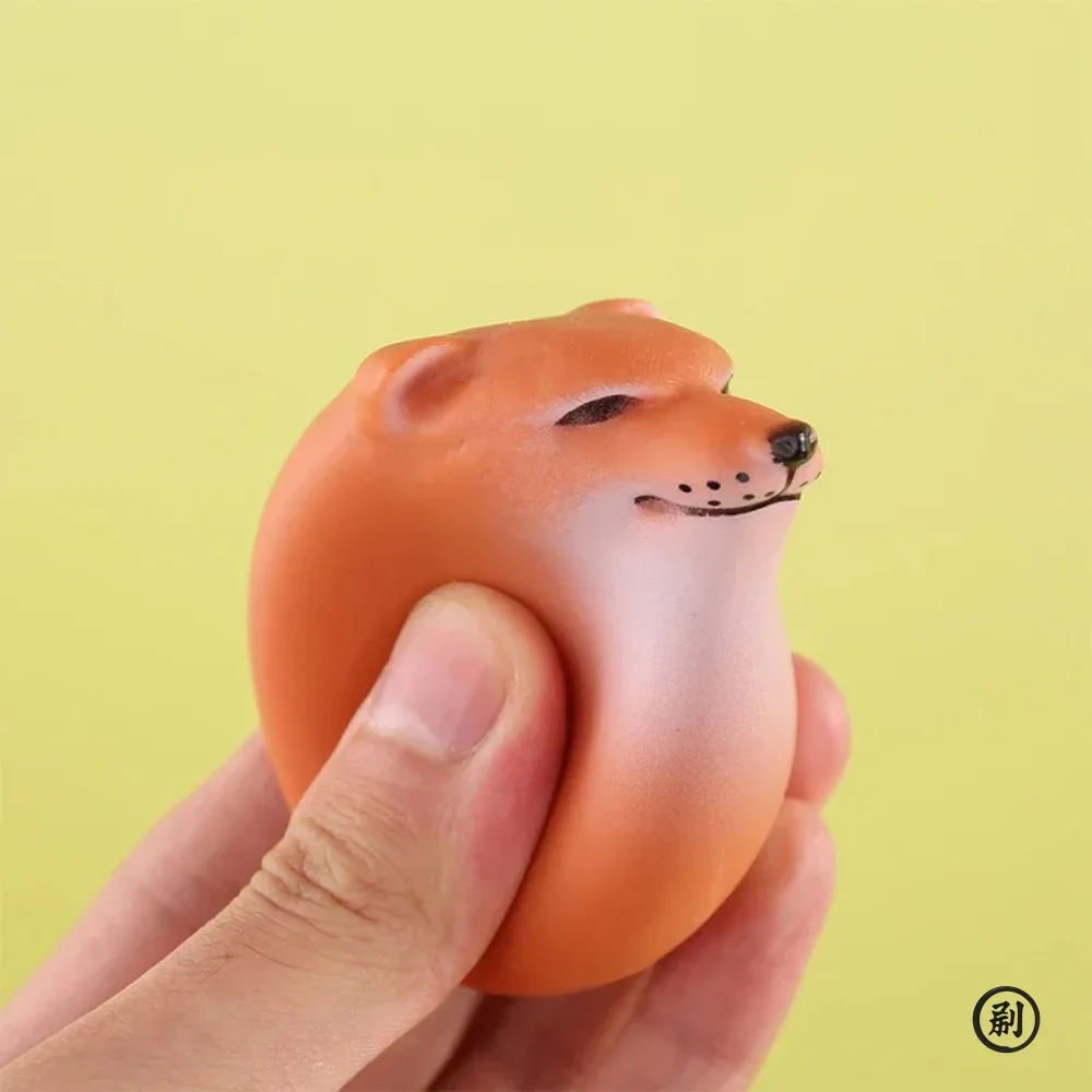 Creative Shiba Inu Realistic Egg Shape PVC Desk Decor Dog & Egg Union Decorations For Home Offices Fun Christmas Gifts Image 4