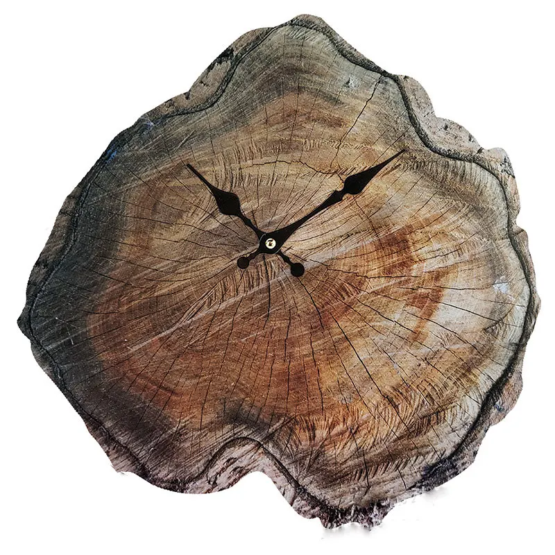 Annual Ring Wooden Wall Clock Color:SKU-5