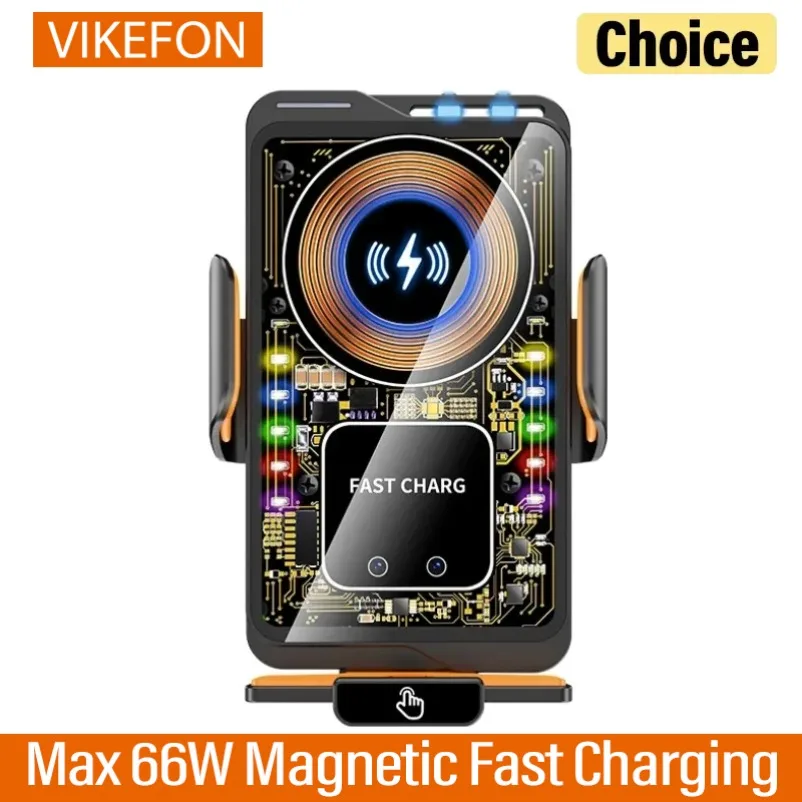 Magnetic Car Wireless Charger For iPhone Samsung