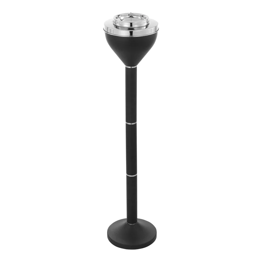 Outdoor Indoor Adjustable Removable Tall Ashtrays with Lid Windproof Push Down Floor Standing Stainless Steel Cigar Ashtrays portable ashtray,stainless steel ashtray